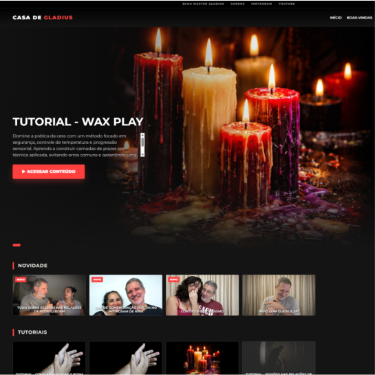 PORTAL CASA DE GLADIUS AGORA COM EXPERIÊNCIA “FLIX”